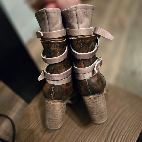 Freebird by Steven Baker Ankle LEATHER boots - EUC! - Picture 5 of 9